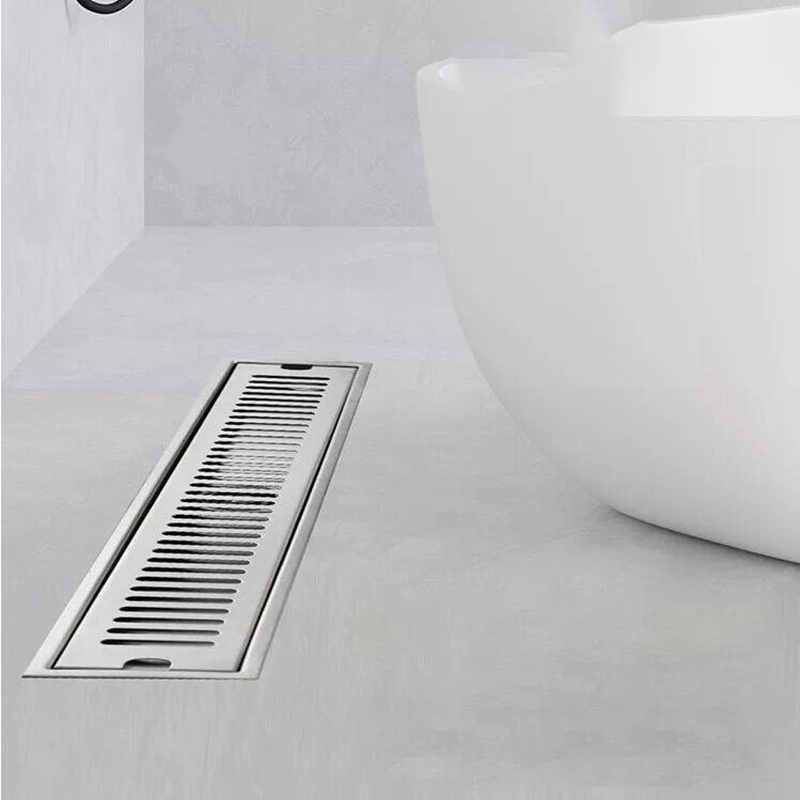 Nắp Đậy Cống Thoát Nước Sàn Nhà Tắm/Khách Sạn Hình Chữ Nhật Dài 20cm