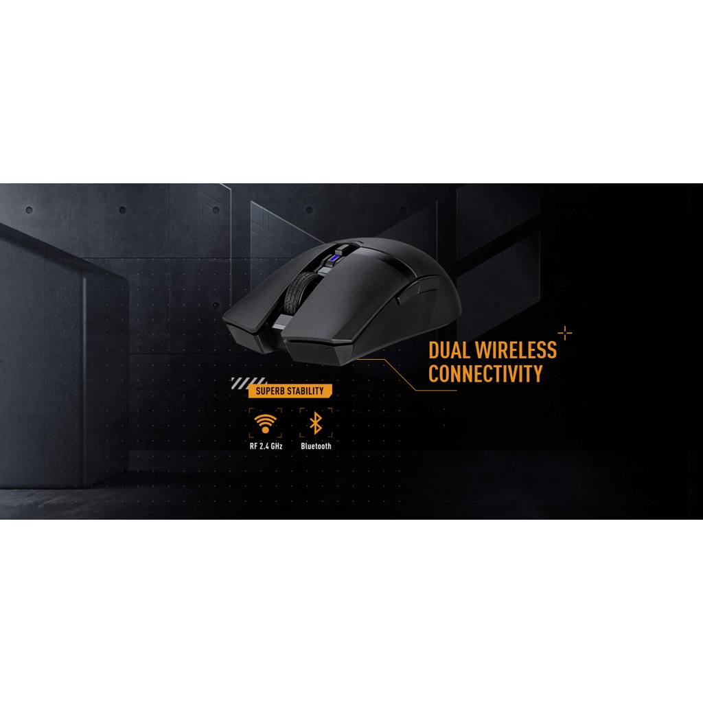CHUỘT KHÔNG DÂY ASUS TUF GAMING M4 WIRELESS - NEW FULL BOX CHÍNH HÃNG, BH 24 THÁNG