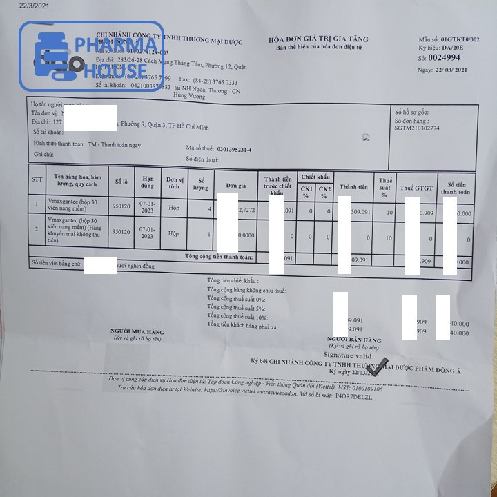 Vmaxgantec - Hỗ trợ giảm mụn do nóng trong người - Hộp 30 viên | BigBuy360 - bigbuy360.vn