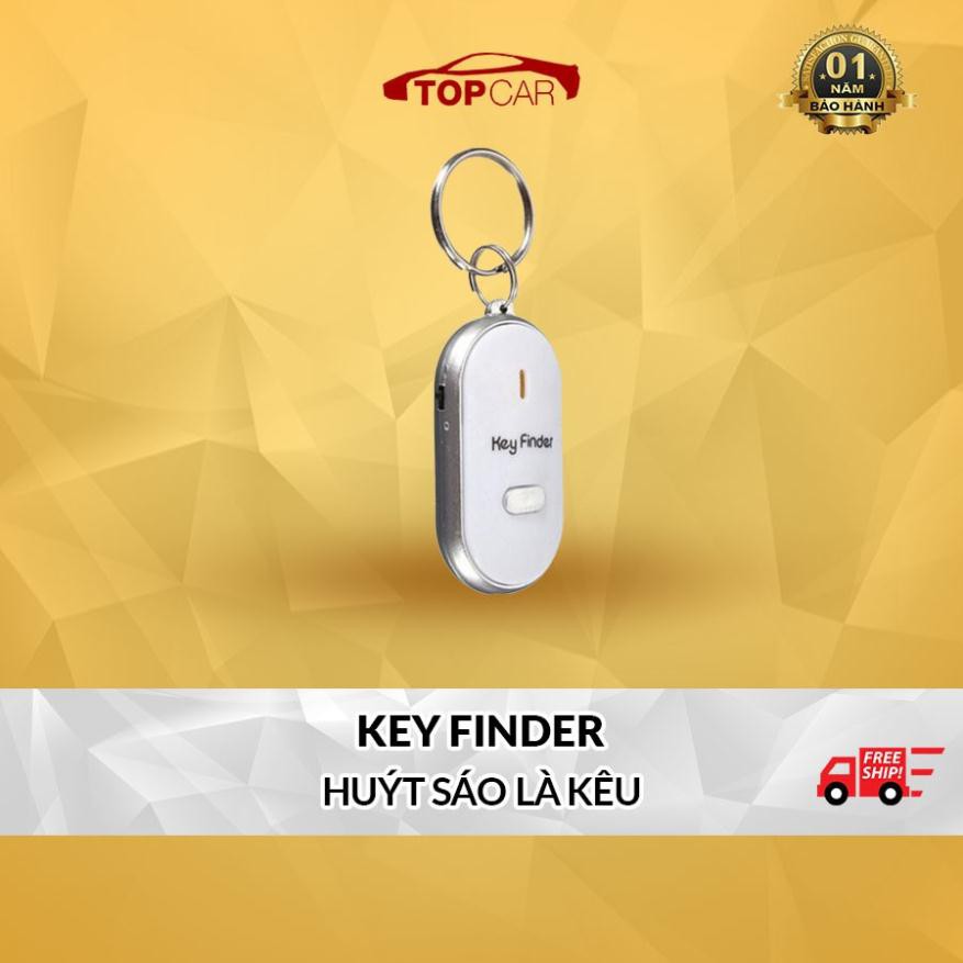 ️KEY FINDER️ Móc Chìa Khóa Huýt Sáo Gắn Thiết Bị Định Vị GPS Có Đèn Nhấp Nháy Chất Lượng Cao