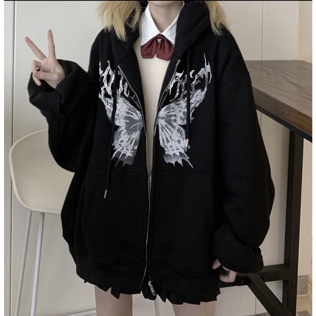 Hàng Có Sẵn Áo Sweatshirt Có Khóa Kéo Chéo Màu Trơn In Chữ Thể Thao Mùa Thu Đông Âu Mỹ Plu