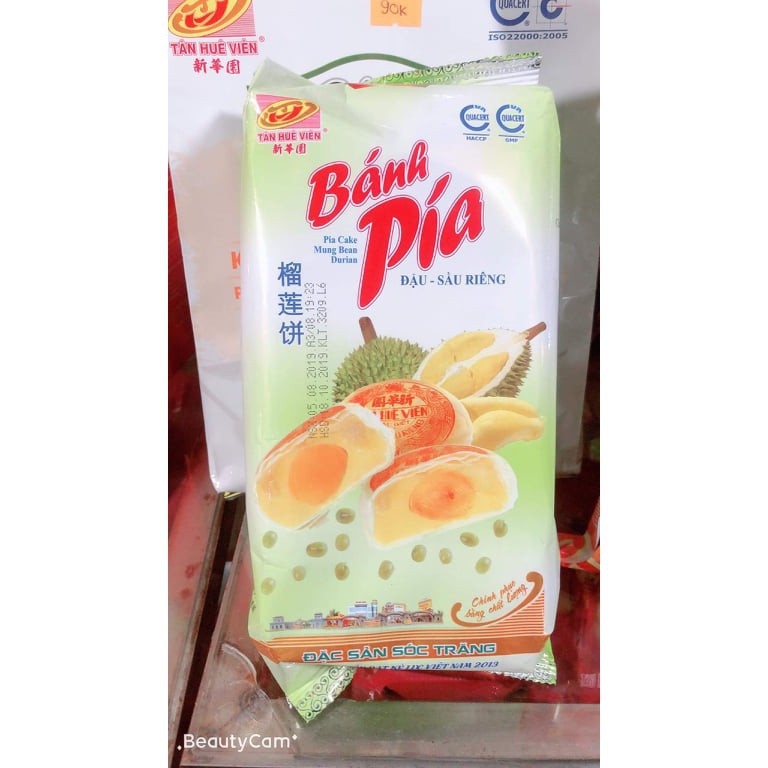 Bánh Pía nhân đậu xanh-sầu riêng trứng muối