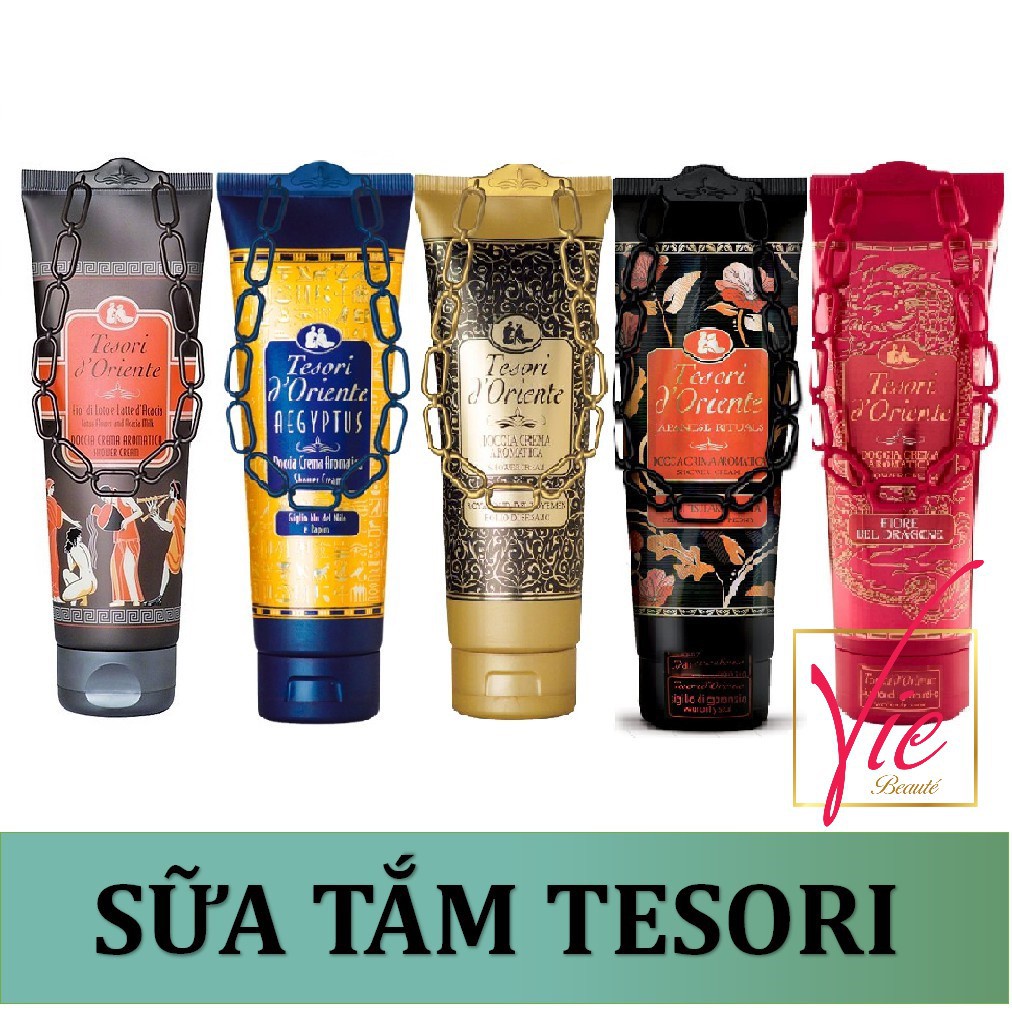 Sữa Tắm Lưu Hương Nước Hoa Ý Tesori d'Oriente - Mùi Hương Thơm Mát, dưỡng da mềm mịn - NEON BEAUTY