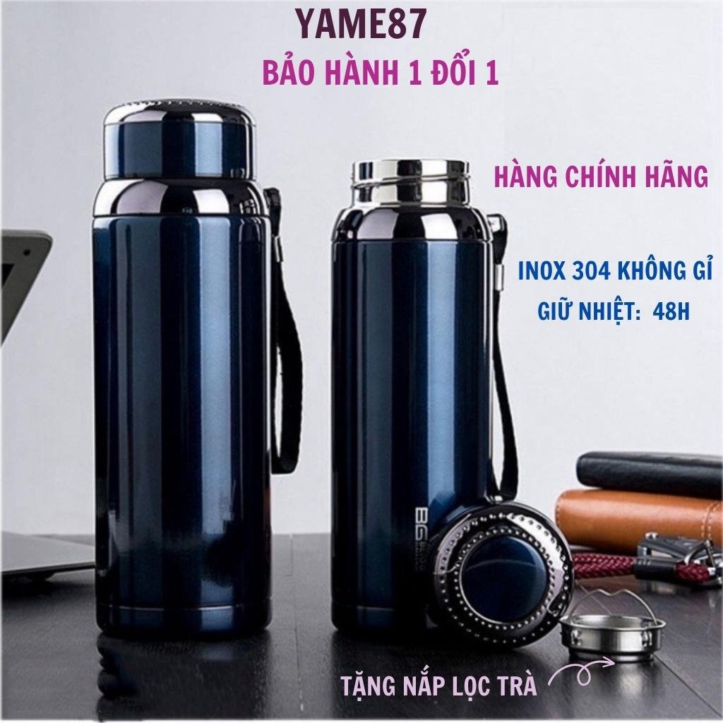 Bình Giữ Nhiệt Nóng Lạnh Lõi Thép Inox Chống Gỉ 800ML 1000ML Siêu Sịn Nắp Đậy Thiết Kế Chắc Chắn