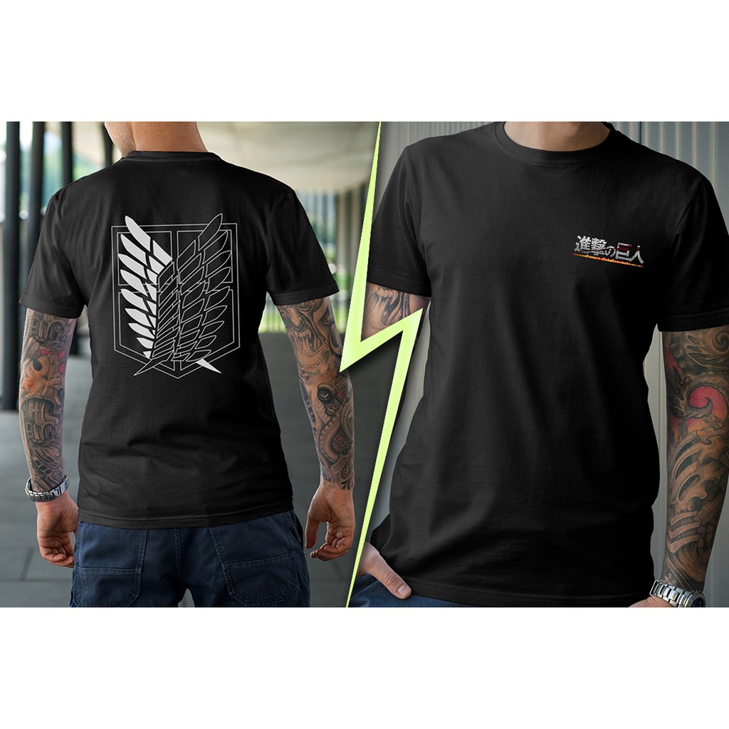 🔥HOT🔥 🔥FLASH SALE🔥 Áo thun Attack on titan siêu đep | Áo Anime giá rẻ nhất