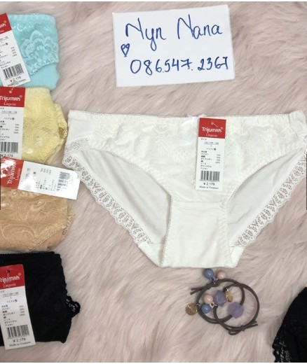 Quần lót nữ cotton phối ren