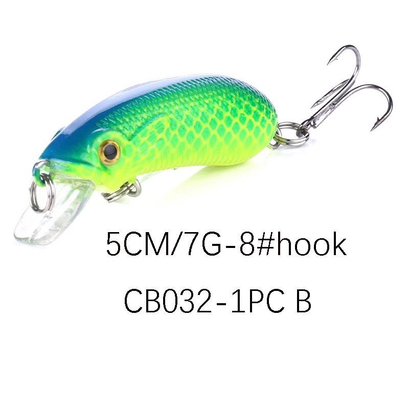 Mồi Lure 3D Dài 5cm Nặng 7gr THẾ GIỚI ĐỒ CÂU LURE 68 Mồi Câu Lure Cao Cấp S80