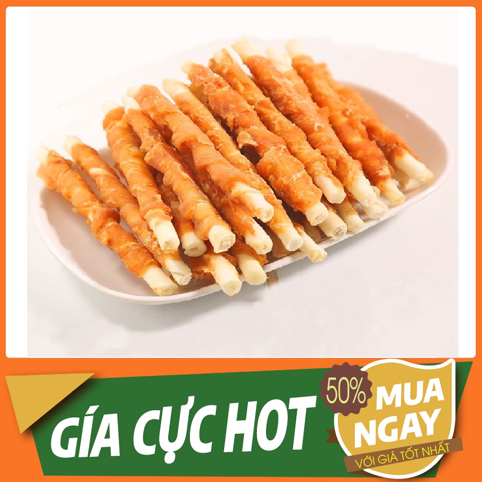 THỨC ĂN CHO CÚN - DA GÀ TRÒN NGUYÊN CHẤT