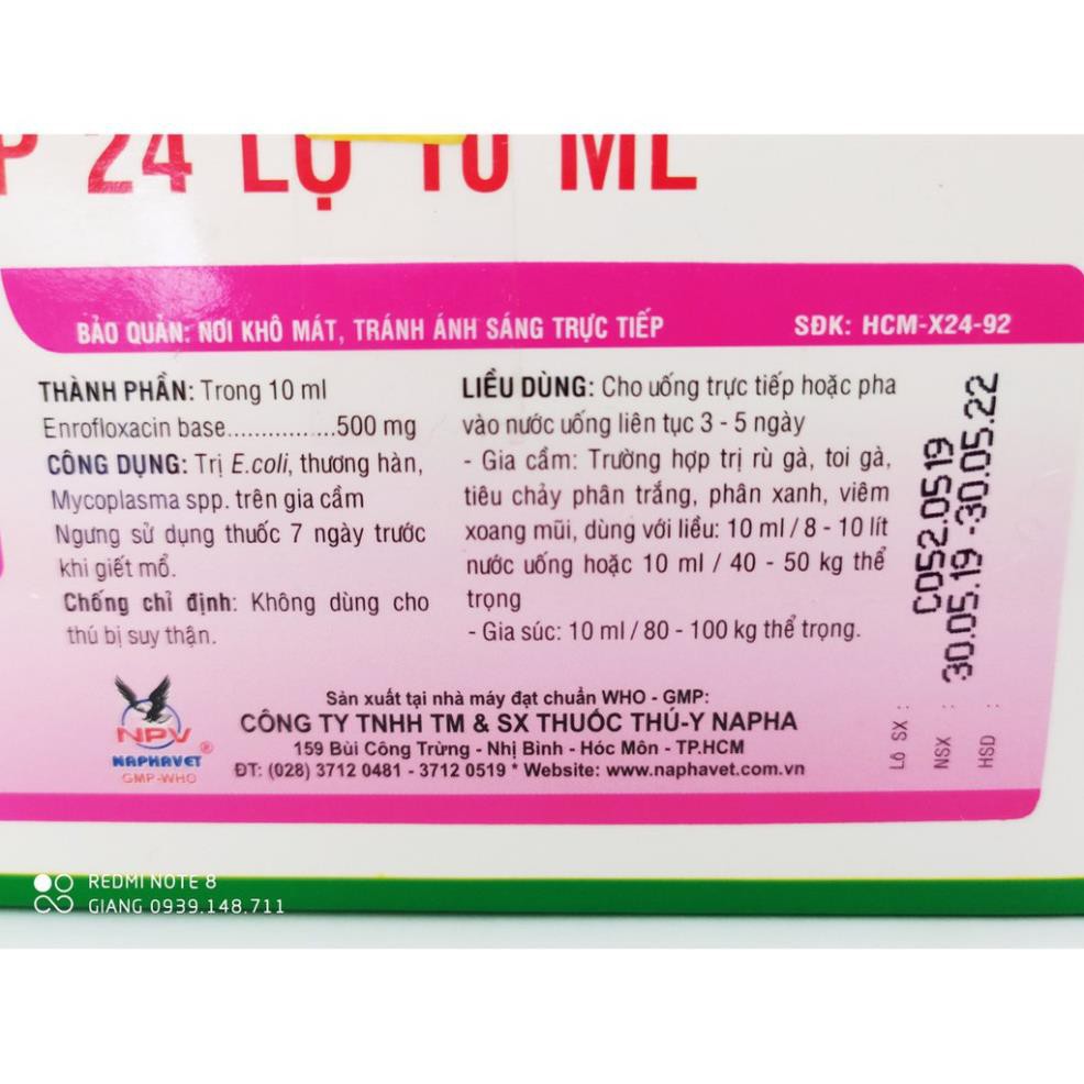 E250 RÙ GÀ - TOI GÀ LỌ 10ML