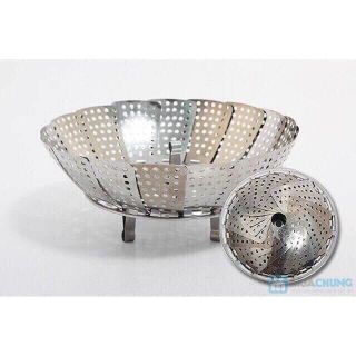 Rổ hấp Inox Thông minh gấp gọn