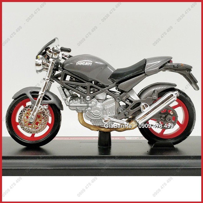 XE MÔ HÌNH 1:18 DUCATI MONTER S4 - MAISTO - 88051