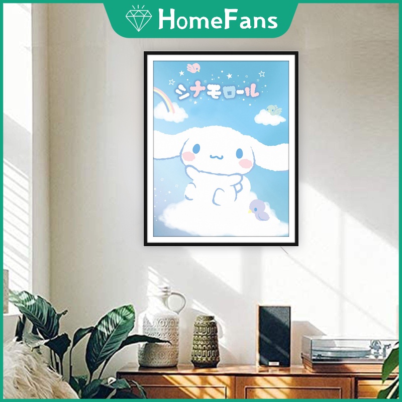 Bộ Tranh Đính Đá 5D Tự Làm 40x50cm Hình Xe Đẩy Em Bé Trang Trí Nhà Cửa