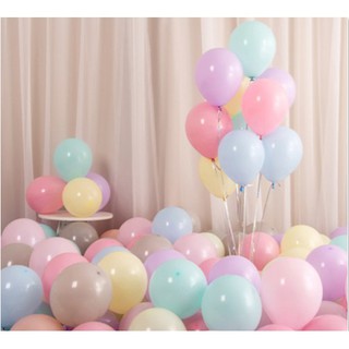 Bóng Macaron-Pastel-bóng sữa 10" trang trí sinh nhật sự kiện độc đáo(chọn màu theo yêu cầu)