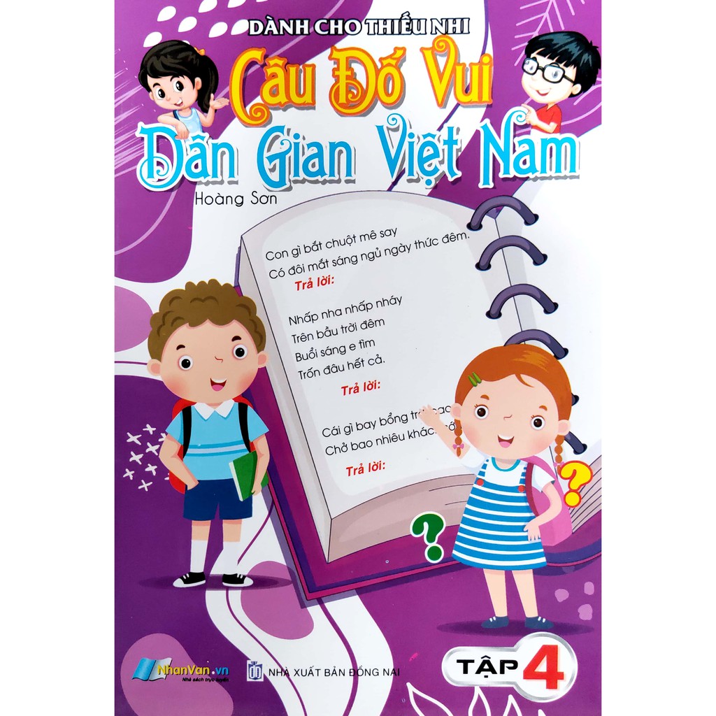 Sách - Câu đố vui Dân gian Việt Nam (Dành cho thiếu nhi)