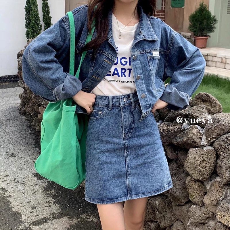( ORDER) SET VÁY ÁO DENIM (có ảnh thật)