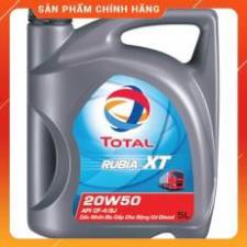 Mua Ngay Dầu nhớt đa cấp Total động cơ ô tô diesel Rubia XT 20W50 5 LÍT L oto