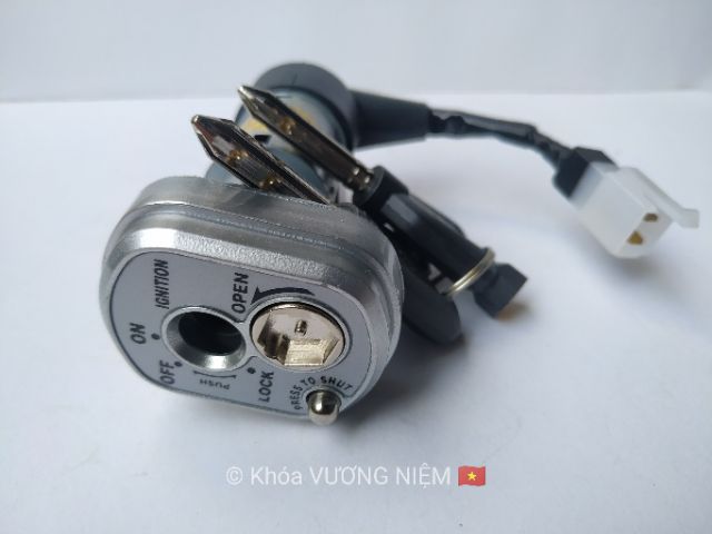 Khóa máy xe WS110 chìa 8 cạnh chống trộm cao cấp chính hãng VƯƠNG NIỆM 🇻🇳