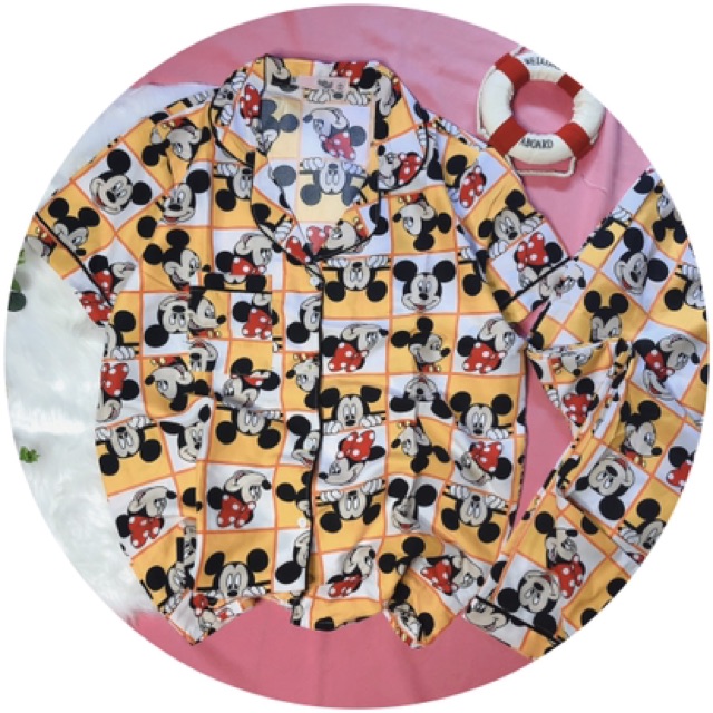 Bộ pizama tay cộc quần dài(58kg-76kg)