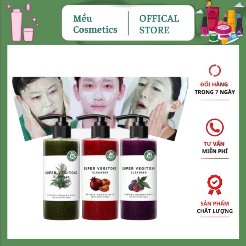 SỮA RỬA MẶT THẢI ĐỘC RAU CỦ QUẢ Super Vegitok Cleanser