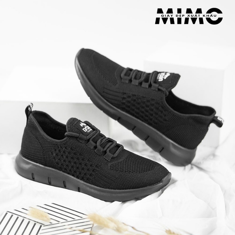 Giày thể thao Urban Unisex, cổ chun full đen, Hàng cao cấp xuất xịn