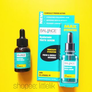 [Sale] Serum Balance UK Hyaluronic Youth Serum cấp nước dưỡng ẩm 30ml