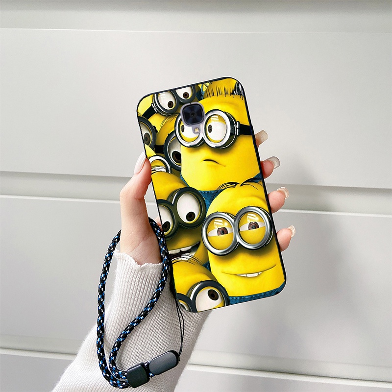Hoạt Hình Ốp Điện Thoại Họa Tiết Doraemon / Gấu Trúc / Minions Gắn Dây Đeo Dành Cho Oneplus 1 + 3 3T 5 5T