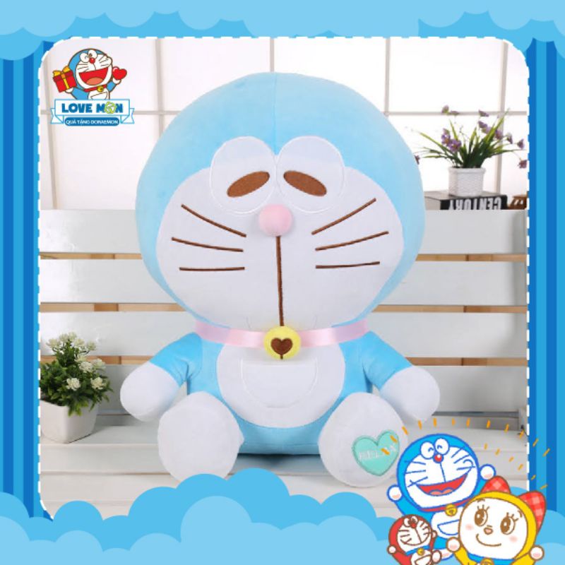 GẤU BÔNG DOREMON DORAEMON CỠ LỚN 50cm DỄ THƯƠNG ÔM CỰC ẤM GIÁ RẺ BÈO Quà tặng handmade - lưu niệm