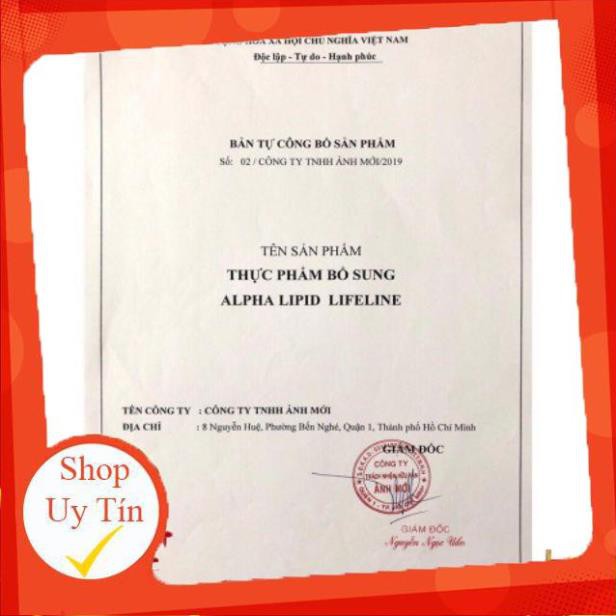 [CHÍNH HÃNG] SỮA NON ALPHA LIPID LIFELINE 450G CỦA NEW ZEALAND, GIÁ GỐC CỦA NHÀ PHÂN PHỐI Minh Anh