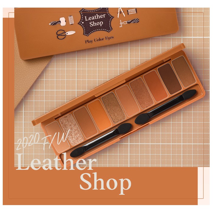 [CHÍNH HÃNG KÈM BILL] Bảng Phấn Mắt Etude House Leather Shop Play Color Eyes