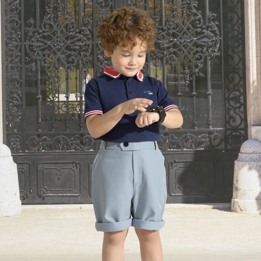 Áo polo unisex cho bé 137Kids cotton thoáng mát, thấm hút mồ hôi tốt