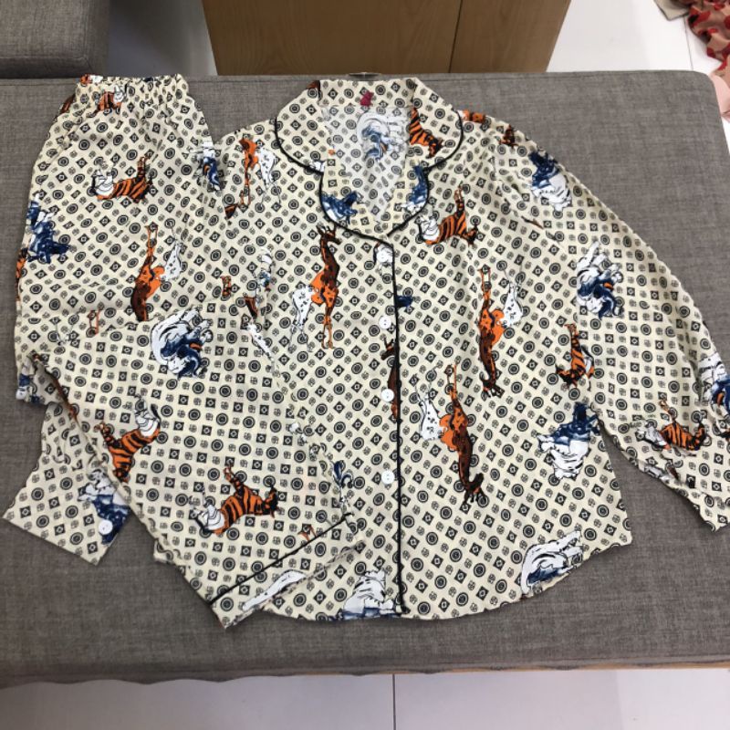 đồ bộ pyjama tay dài mát mẻ (Mango)