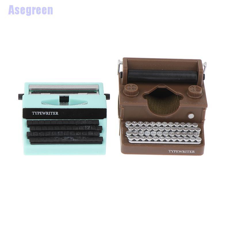 Mô Hình Máy Đánh Chữ Mini Tỉ Lệ 1: 12 Trang Trí Nhà Búp Bê