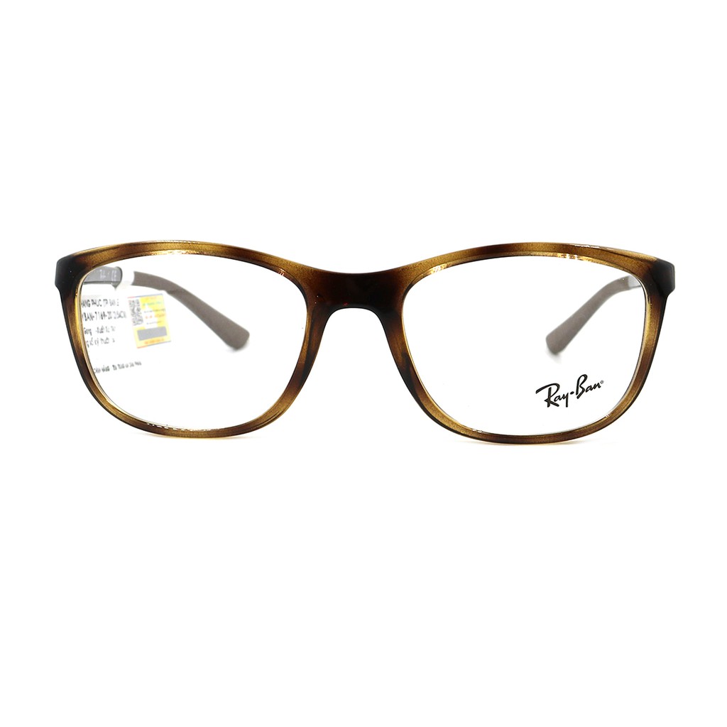 RB7169-Gọng kính nam nữ Rayban chính hãng (54-19-145), thiết kế dễ đeo bảo vệ mắt