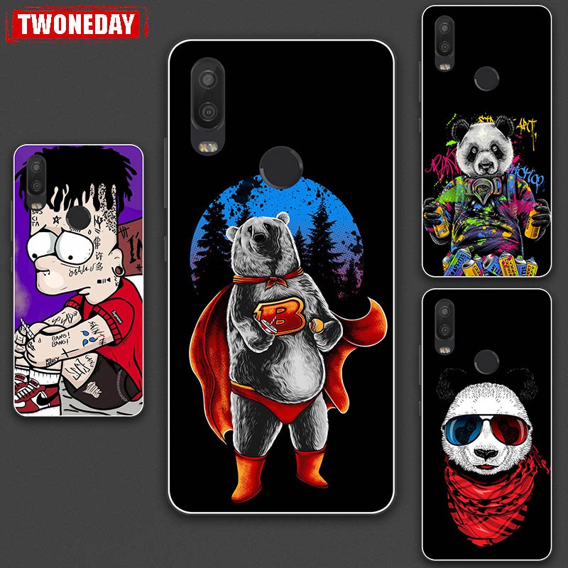 Ốp điện thoại in hình hoạt hình dễ thương cho Bq Aquaris X2 / X2 Pro Vesmart 1