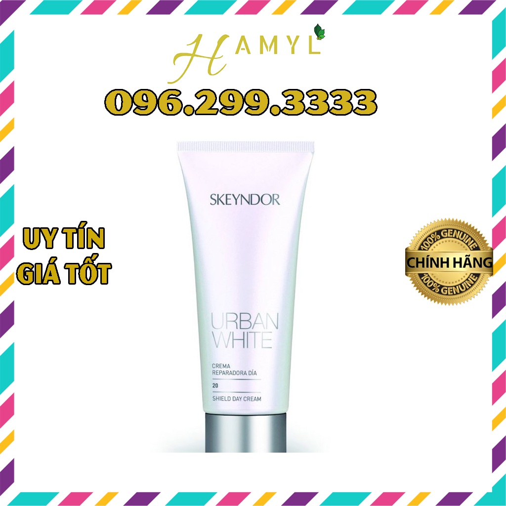 SKEYNDOR Urban White Kem dưỡng da ban ngày, làm trắng da, sáng da, có chống nắng SPF20 Shield Day Cream 50ml