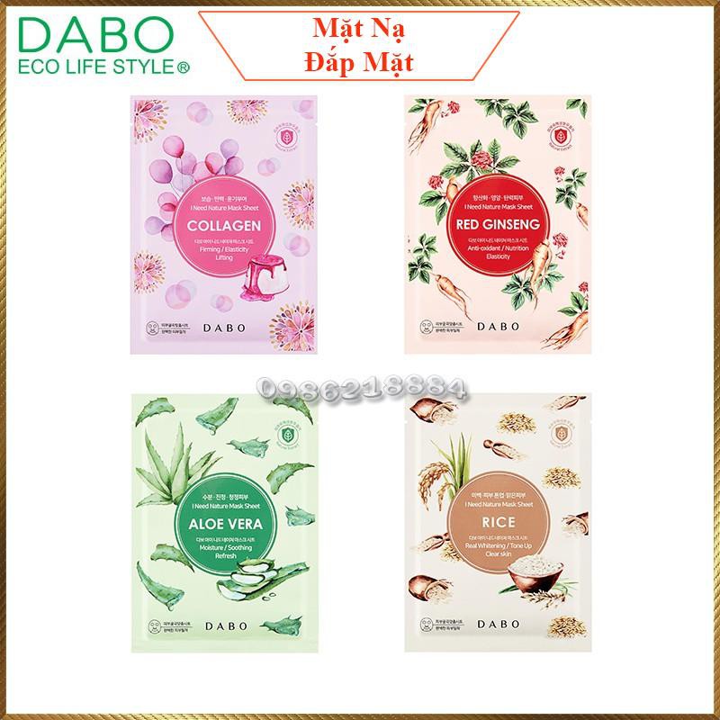 Mặt nạ đắp mặt cao cấp Dabo Natural Extract DNE12