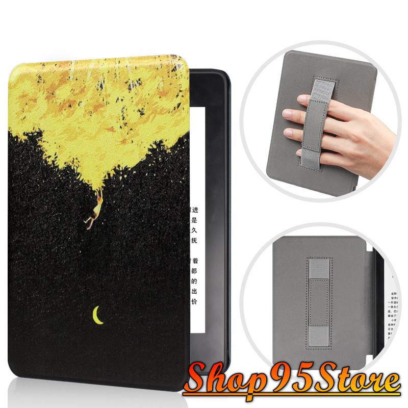 Bao da Kindle Paperwhite 4 (10th) có đai xỏ ngón - Kindle Paperwhite Gen 4 (10th)