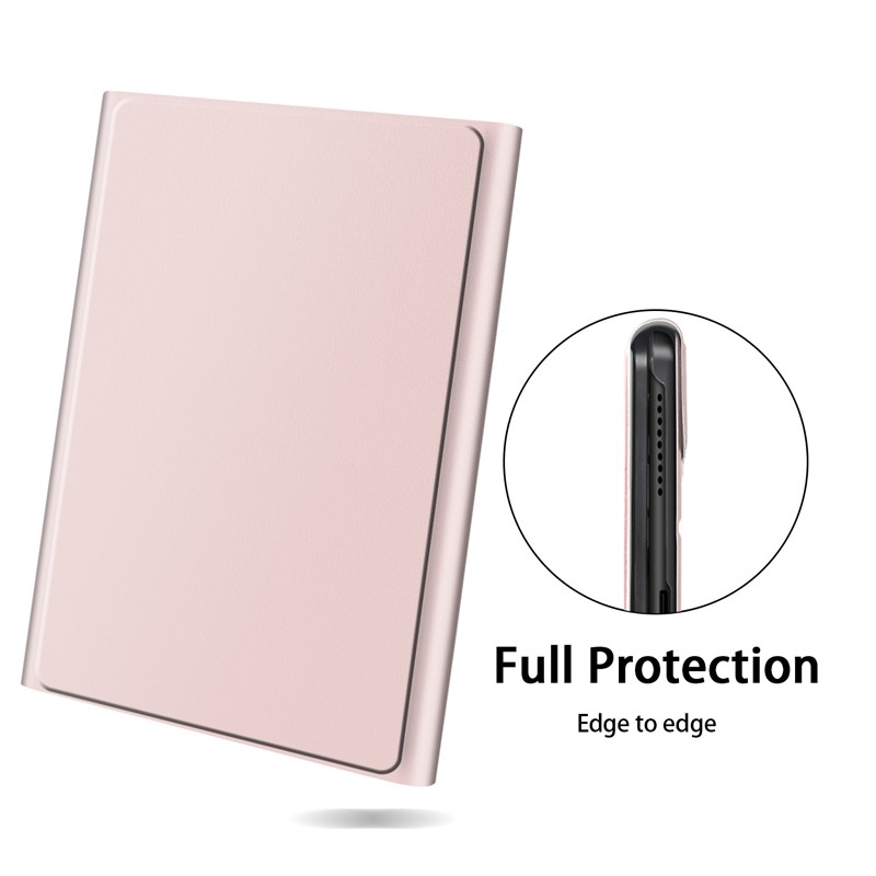Samsung Galaxy Tab S6 Lite Vỏ bảo vệ 10,4 inch phía trước hỗ trợ nắp bàn phím với khe cắm bút máy tính bảng sáng tạo bao da chống rơi