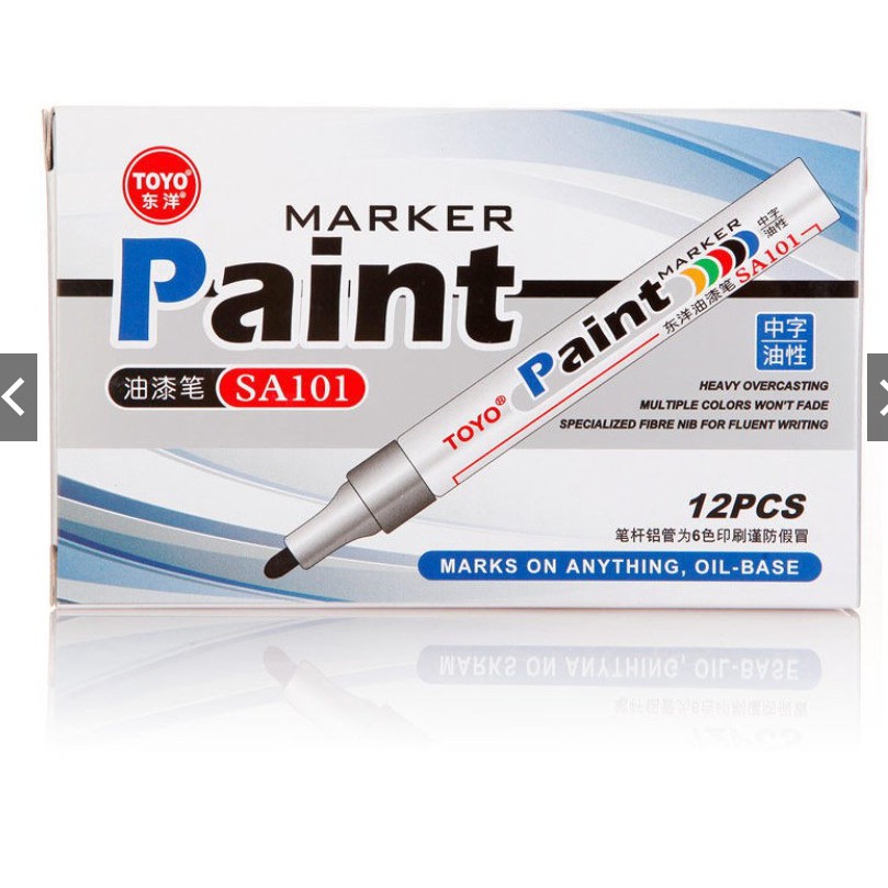 Bút sơn vẽ lốp, vẽ đế giày mực vĩnh viễn chống nước Tokyo paint marker ( BÚT LONG )