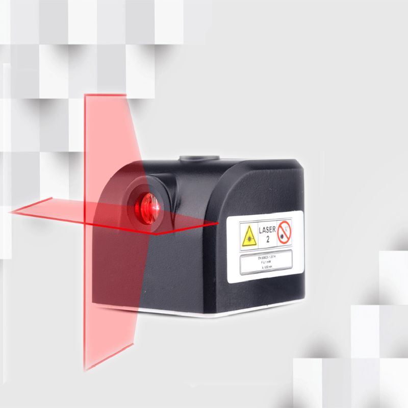 Thước Dây Chéo Mini Cấp Độ Ngang Dọc Màu Xanh Lá / Đỏ Nhỏ Gọn PCF *