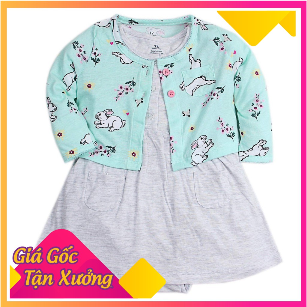 Váy Bé Gái Sơ Sinh Kèm Khoác Từ 324 Tháng MINTSCLOSET Mint's Closet S919