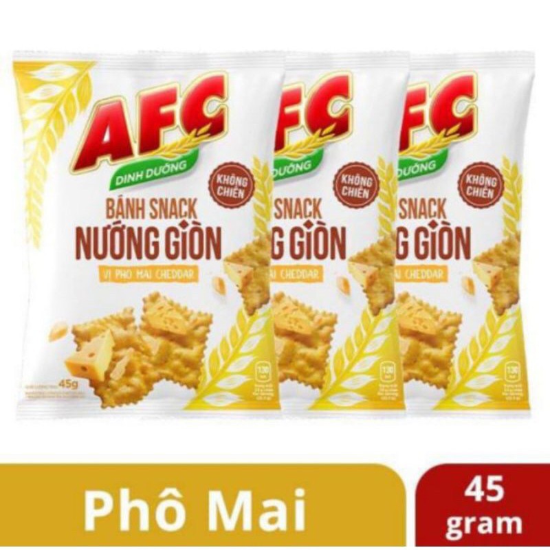 [RẺ VÔ ĐỊCH]AFC SNACK NƯỚNG GIÒN THƠM NGON 45g