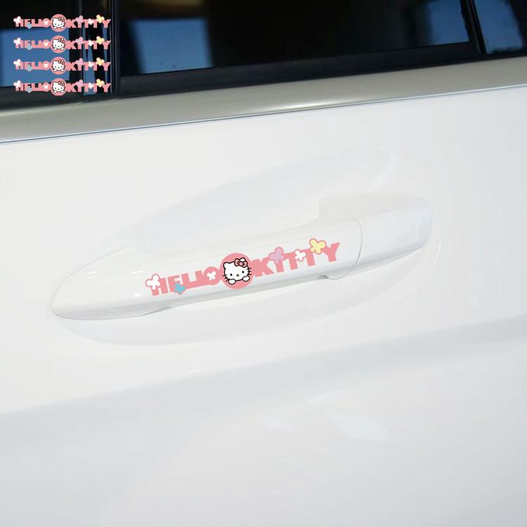 Sticker Hello Kitty Dán Trang Trí Xe Hơi