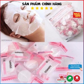 Viên mặt nạ nén Miniso Nhật Bản nhiều lựa chọn
