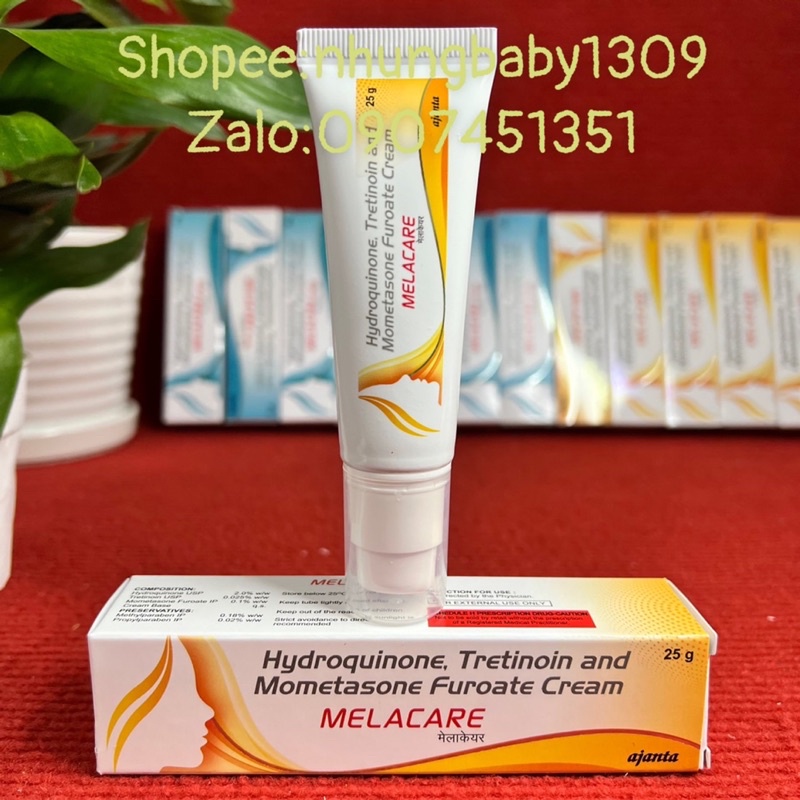 Kem xoá Nám Melacare hydroquin 4% tretinoin 0.025%