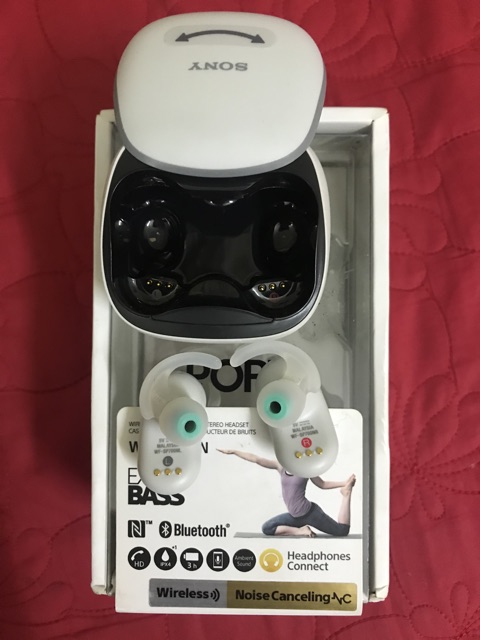Tai Nghe Bluetooth Thể Thao SONY WF SP700n  Like New - Hàng Chính Hãng