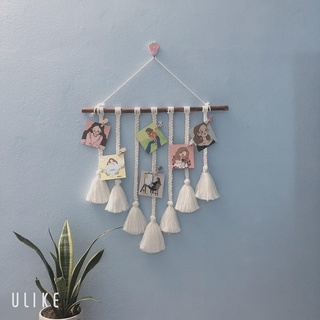 Macrame treo ảnh siêu xinhhh decor phòng ngủ ảnh shop tự chụp