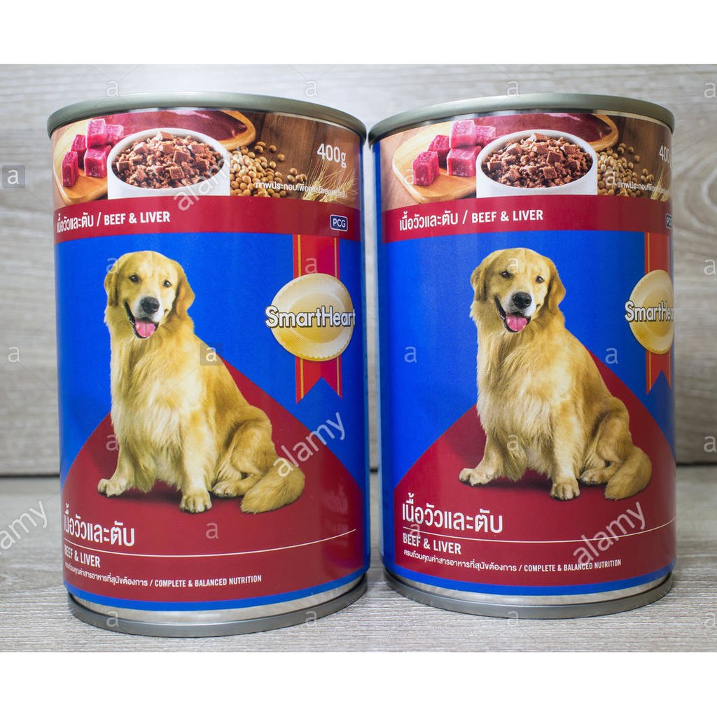 [400g] Pate lon Smartheart cho chó vị bò &amp; gan - Lida Pet Shop