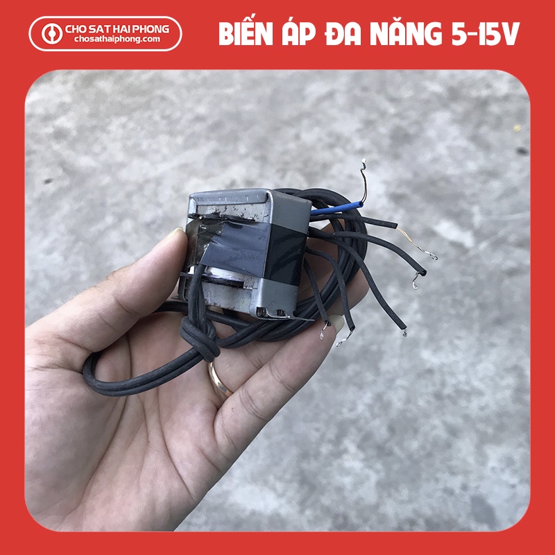 Biến áp đa năng nhiều dải điện áp cũ tháo máy - Chợ Sắt Hải Phòng Online