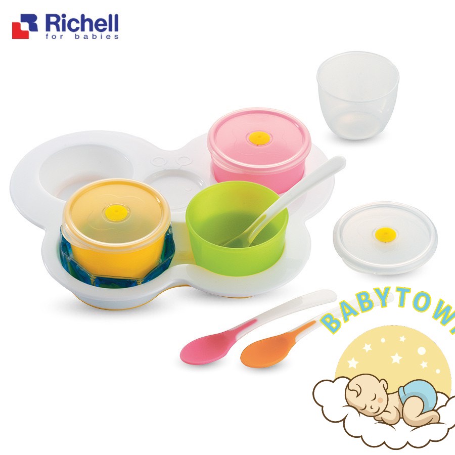 [ Chính hãng ] Bộ ăn dặm khởi đầu Richell